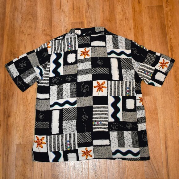 Alan Stuart Short Sleeve Button Up Shirt Sz XL - Picture 2 of 3